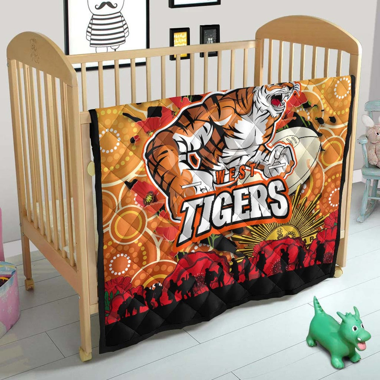 tigers-rugby-anzac-aboriginal-quilt-tigers-rugby-with-remembrance-day-poppy-flower-quilt