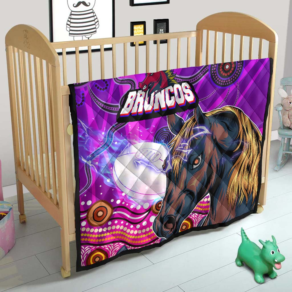 broncos-rugby-quilt-custom-broncos-horse-rugby-with-aboriginal-low-poly-style-quilt
