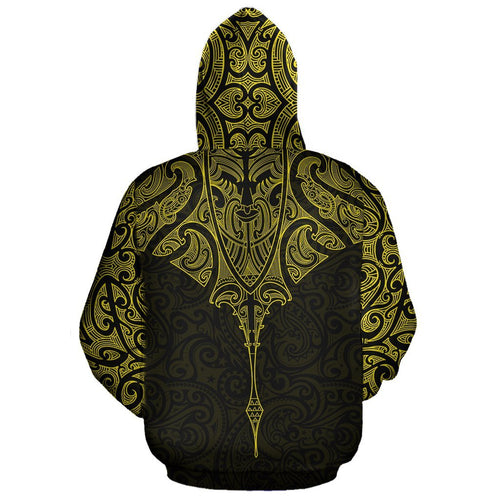 new-zealand-hoodie-manta-maori-ta-moko-yellow