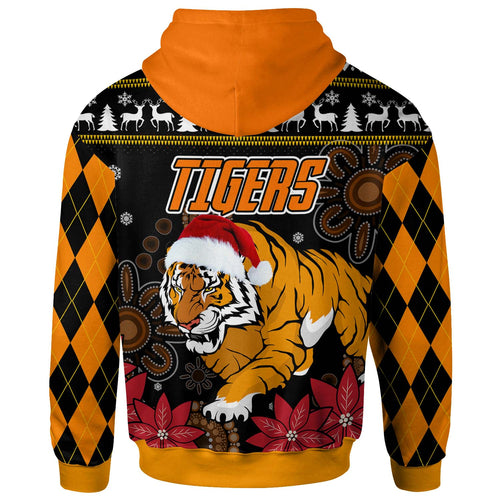 tigers-rugby-christmas-hoodie-custom-tigers-merry-christmas-aboriginal-hoodie