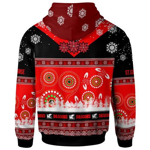 stgeorge-rugby-christmas-hoodie-custom-dragons-ugly-christmas-and-aboriginal-patterns-hoodie