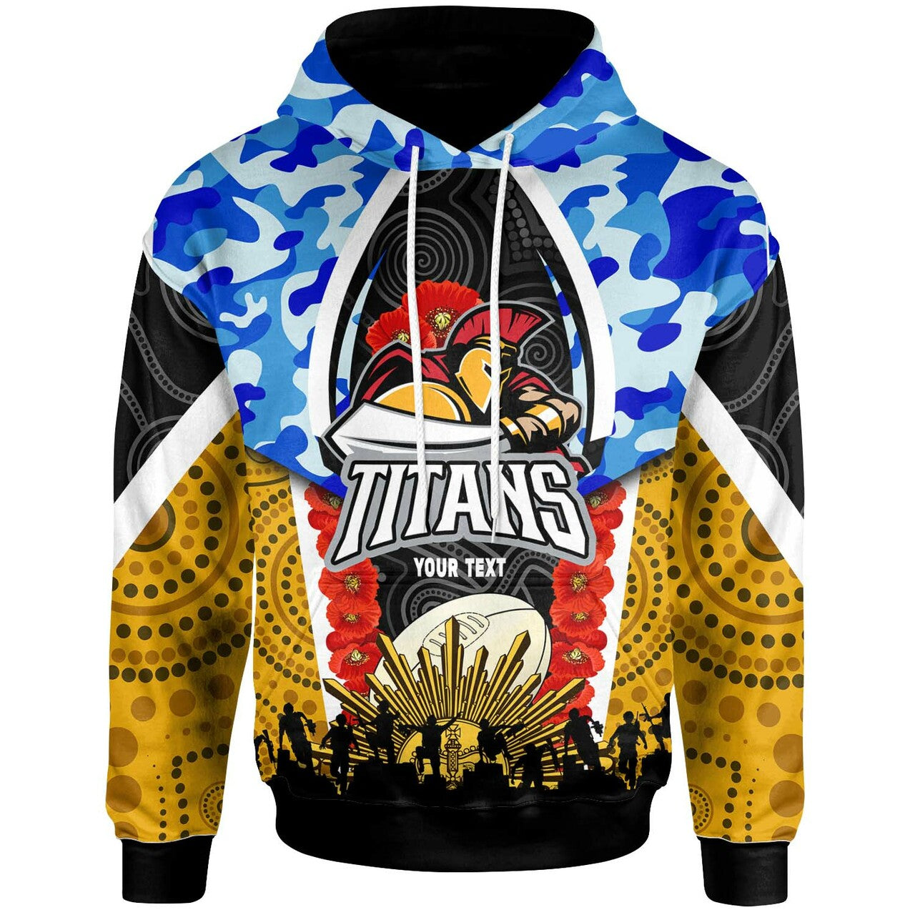 titans-rugby-hoodie-custom-anzac-gold-coast-titans-aboriginal-pattern-hoodie
