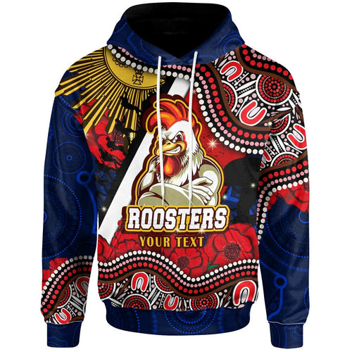 roosters-rugby-hoodie-custom-anzac-day-sydney-roosters-aboriginal-culture-hoodie