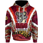 reds-rugby-hoodie-custom-anzac-day-queensland-reds-aboriginal-poppy-with-koala-hoodie