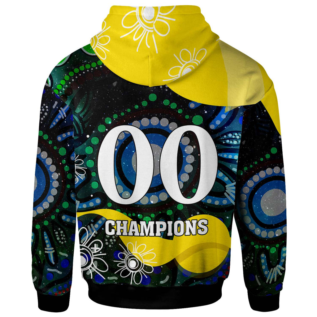 nrlw-titans-rugby-hoodie-custom-titans-rugby-aboriginal-dot-painting-player-and-number-woman-hoodie