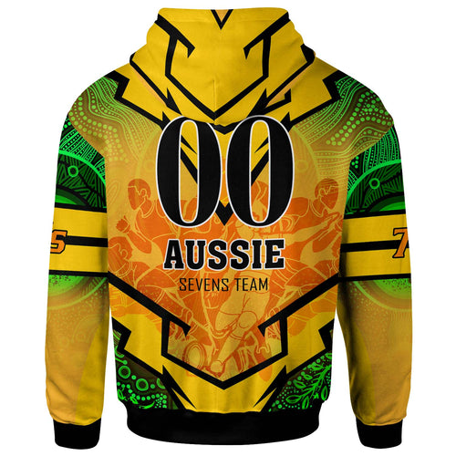 australia-national-rugby-sevens-team-hoodie-custom-aussie-7s-team-coat-of-arms-rugby-championship-aboriginal-player-and-number-hoodie