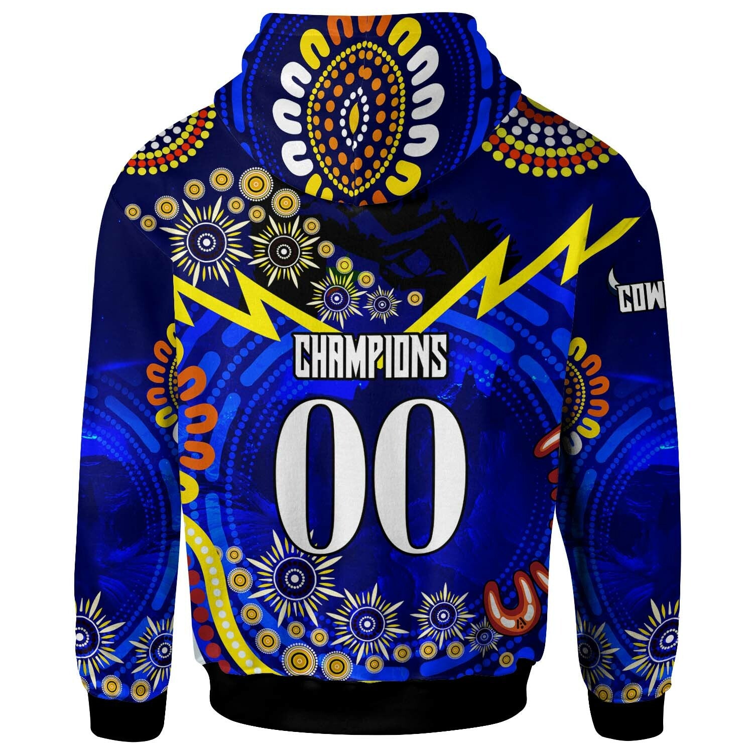 cowboys-rugby-hoodie-custom-cowboys-bulls-with-aboriginal-dot-painting-player-and-number-hoodie