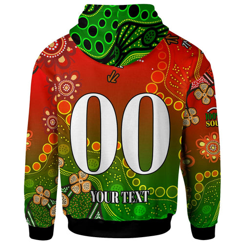 rabbitohs-rugby-hoodie-custom-100-south-rabbitohs-premiership-rugby-with-aboriginal-culture-player-and-number-hoodie