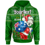 aboriginal-christmas-hoodie-custom-australia-koala-ugly-christmas-with-aboriginal-inspired-green-hoodie