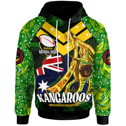 kangaroos-rugby-hoodie-custom-kangaroo-national-rugby-league-indigenous-dreamtime-player-and-number-hoodie