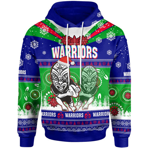 warriors-rugby-christmas-hoodie-custom-warriors-ugly-christmas-and-aboriginal-patterns-hoodie