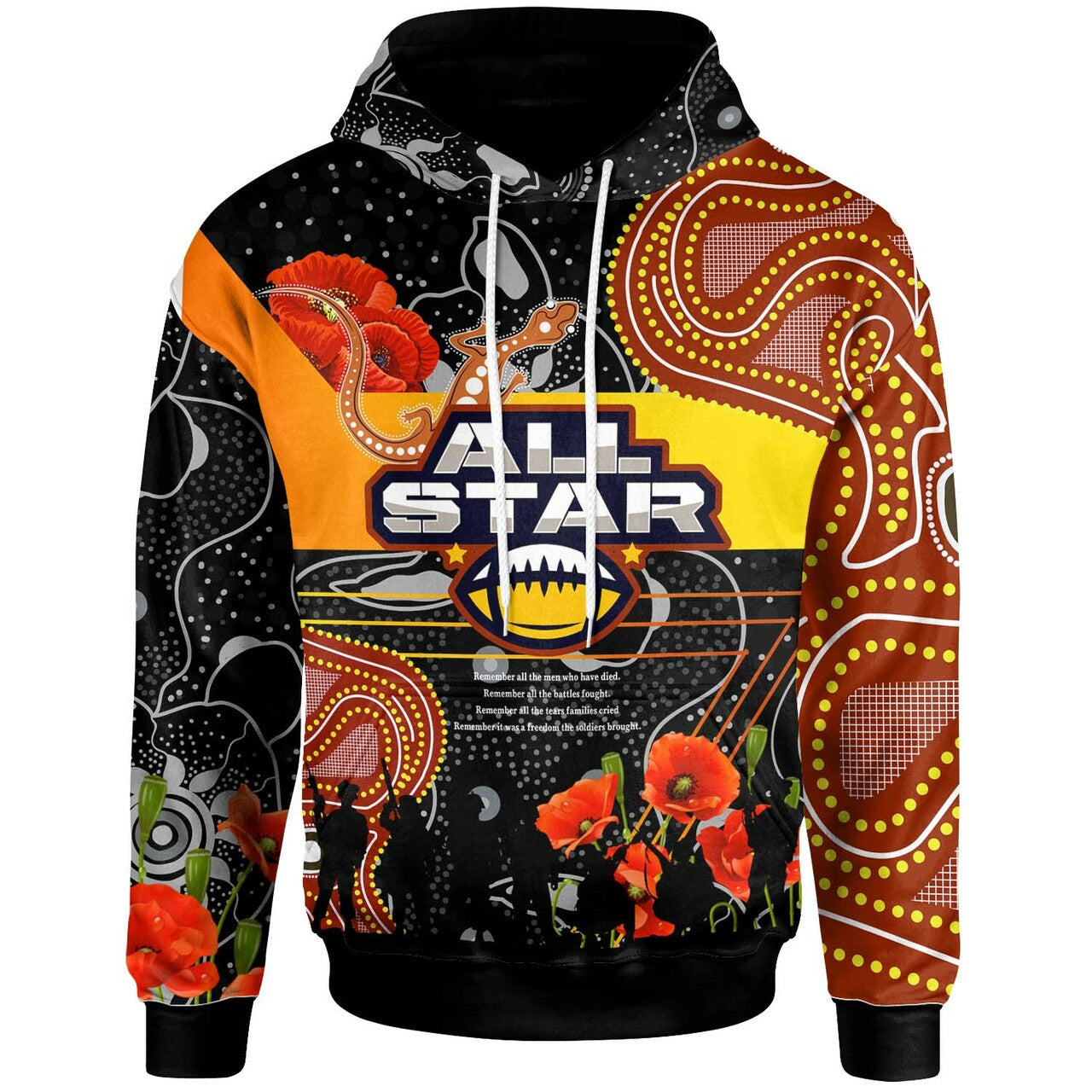 all-stars-rugby-hoodie-anzac-day-quotes-all-stars-aboriginal-poppy-indigenous-hoodie
