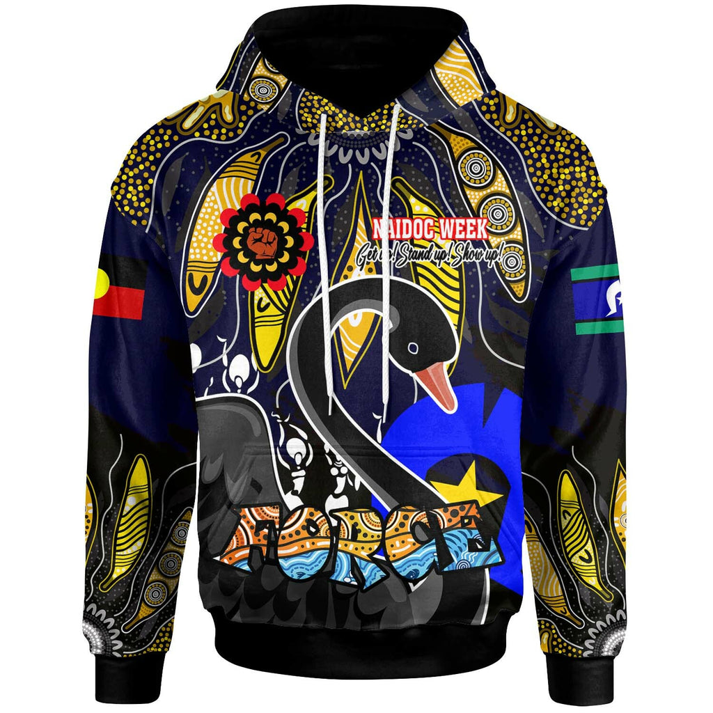 force-rugby-hoodie-celebrate-naidoc-week-get-up-stand-up-show-up-black-swan-with-aboriginal-patterns-hoodie