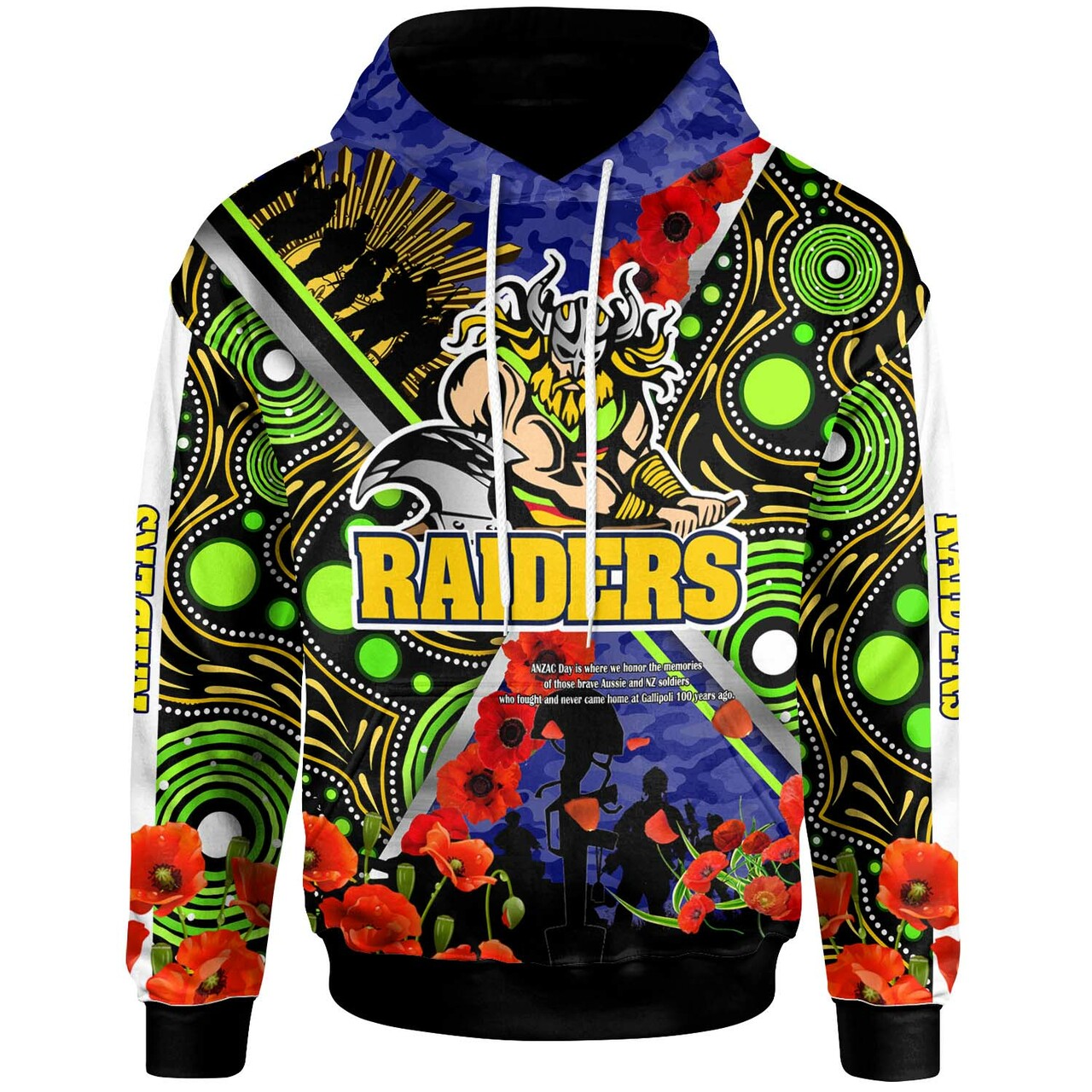 raiders-rugby-hoodie-canberra-raiders-anzac-day-remembrance-aboriginal-hoodie