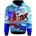 nrlw-knights-rugby-hoodie-custom-woman-knights-with-aboriginal-dot-painting-style-player-and-number-woman-hoodie