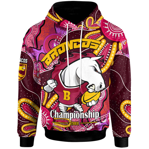 nrlw-broncos-rugby-hoodie-custom-broncos-aboriginal-dot-painting-player-and-number-woman-hoodie
