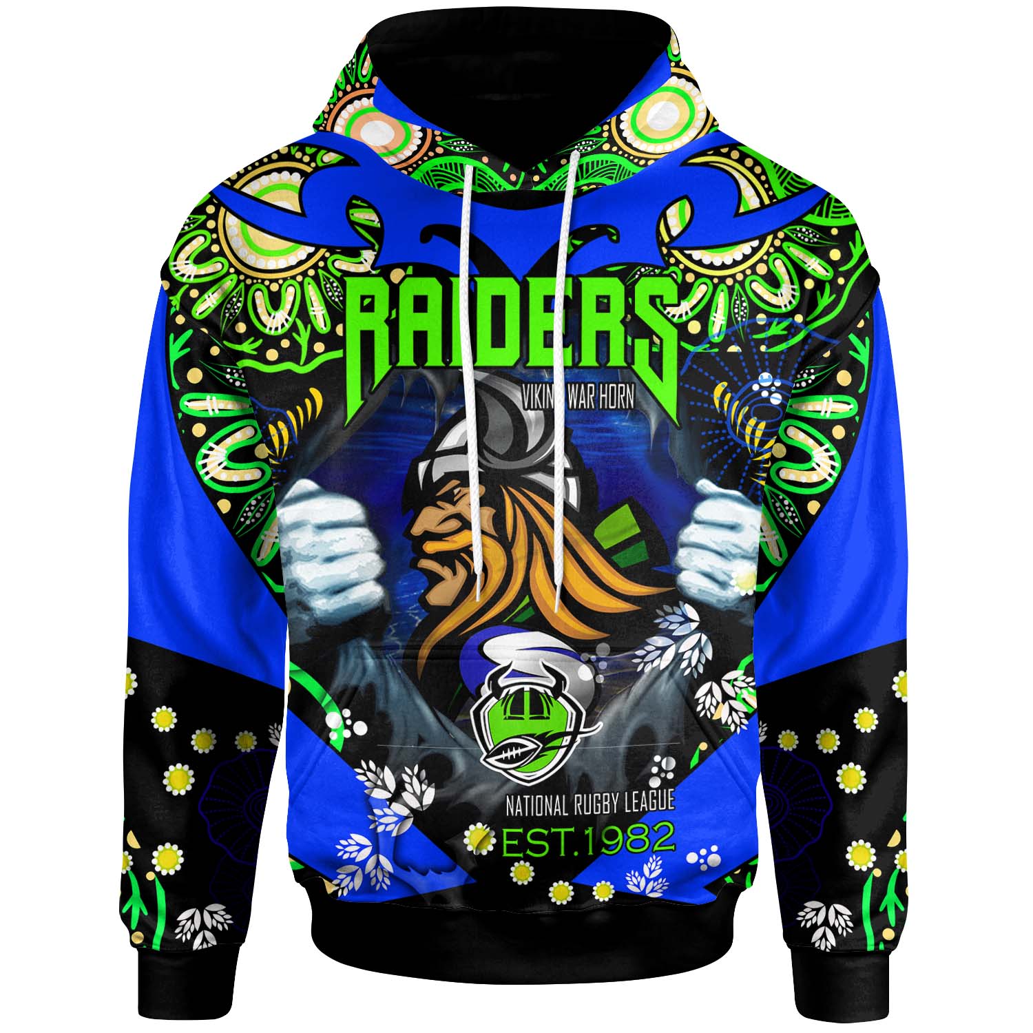 raiders-rugby-hoodie-custom-personalised-raiders-with-aboriginal-culture-league-rugby-team-player-and-number-hoodie