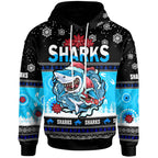 sharks-rugby-christmas-hoodie-custom-sharks-ugly-christmas-and-aboriginal-patterns-hoodie