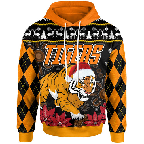tigers-rugby-christmas-hoodie-custom-tigers-merry-christmas-aboriginal-hoodie