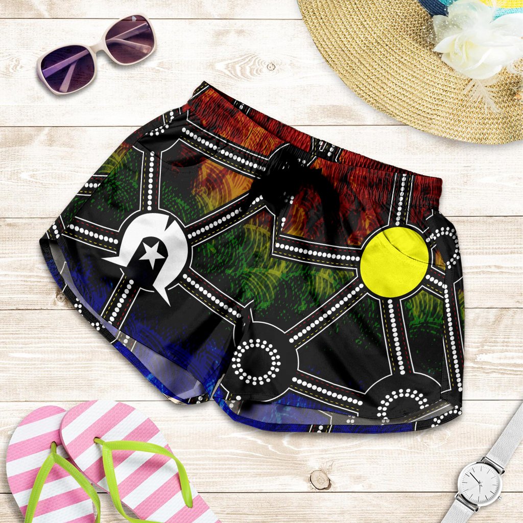 Naidoc Week 2021  Women Short, Aboriginal Geometric Style - Vibe Hoodie