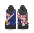 rooster-rugby-high-top-basketball-shoes-j13-angry-rooster-rugby-with-aboriginal-indigenous-dot-painting-style-sneakers