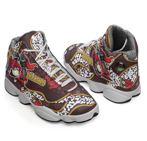 stgeorge-rugby-high-top-basketball-shoes-j13-dragons-with-rugby-ball-and-knight-contemporary-style-of-aboriginal-sneakers