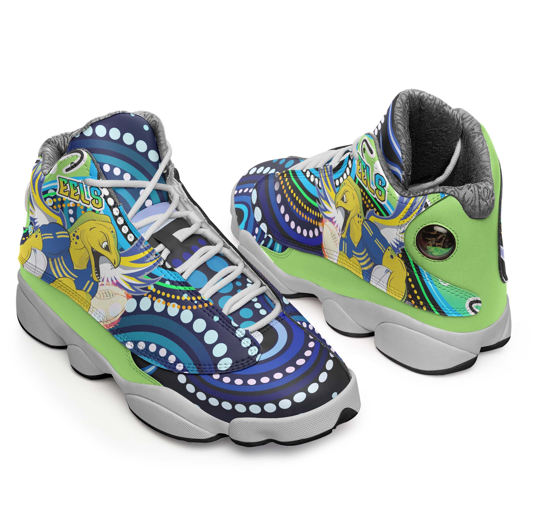 eels-rugby-high-top-basketball-shoes-j13-eels-rugby-with-aboriginal-pattern-indigenous-sneakers-j13