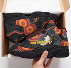 panthers-rugby-high-top-basketball-shoes-j13-panthers-aboriginal-with-rugby-ball-indigenous-style-of-dot-painting-traditional-sneakers