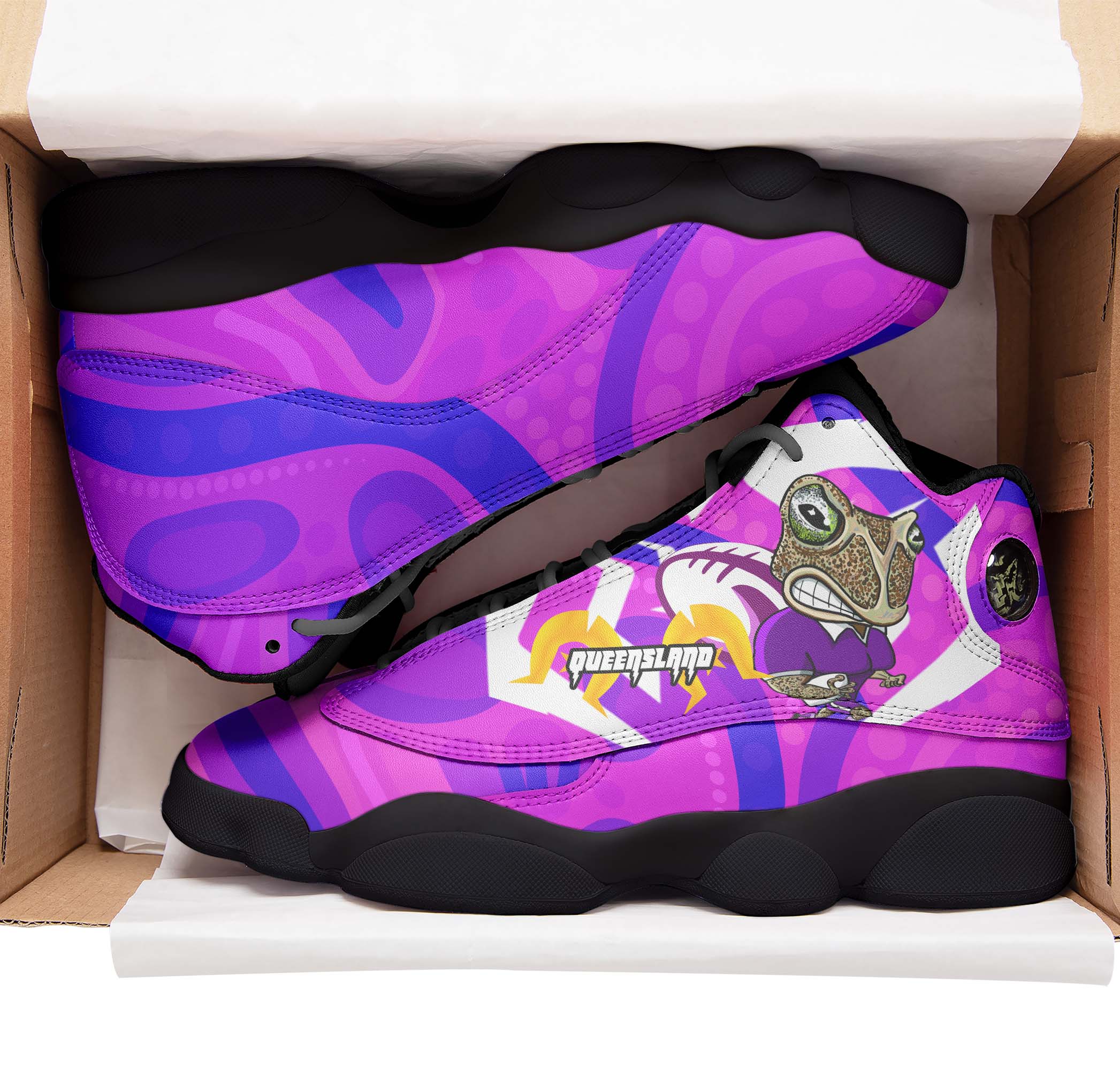 queensland-rugby-league-high-top-basketball-shoes-j13-queensland-naidoc-week-and-aboriginal-flag-state-of-origin-sneakers