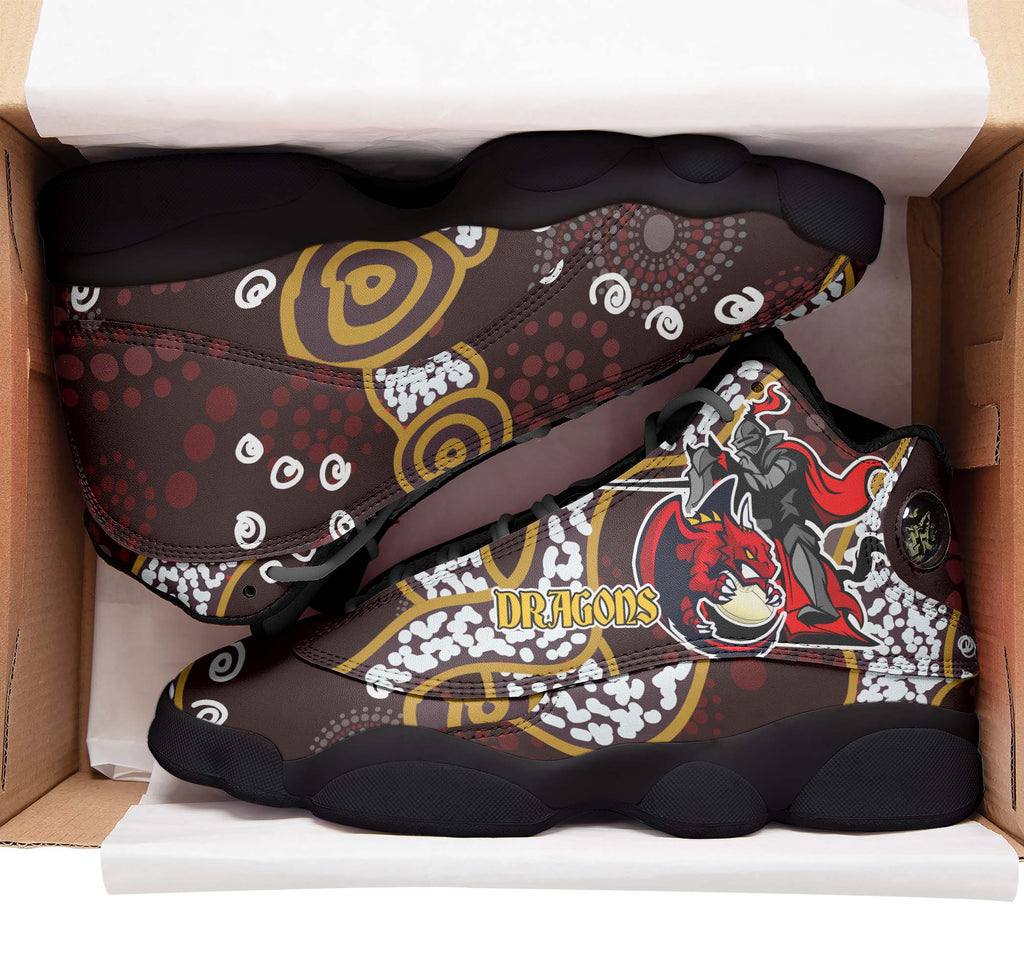 stgeorge-rugby-high-top-basketball-shoes-j13-dragons-with-rugby-ball-and-knight-contemporary-style-of-aboriginal-sneakers