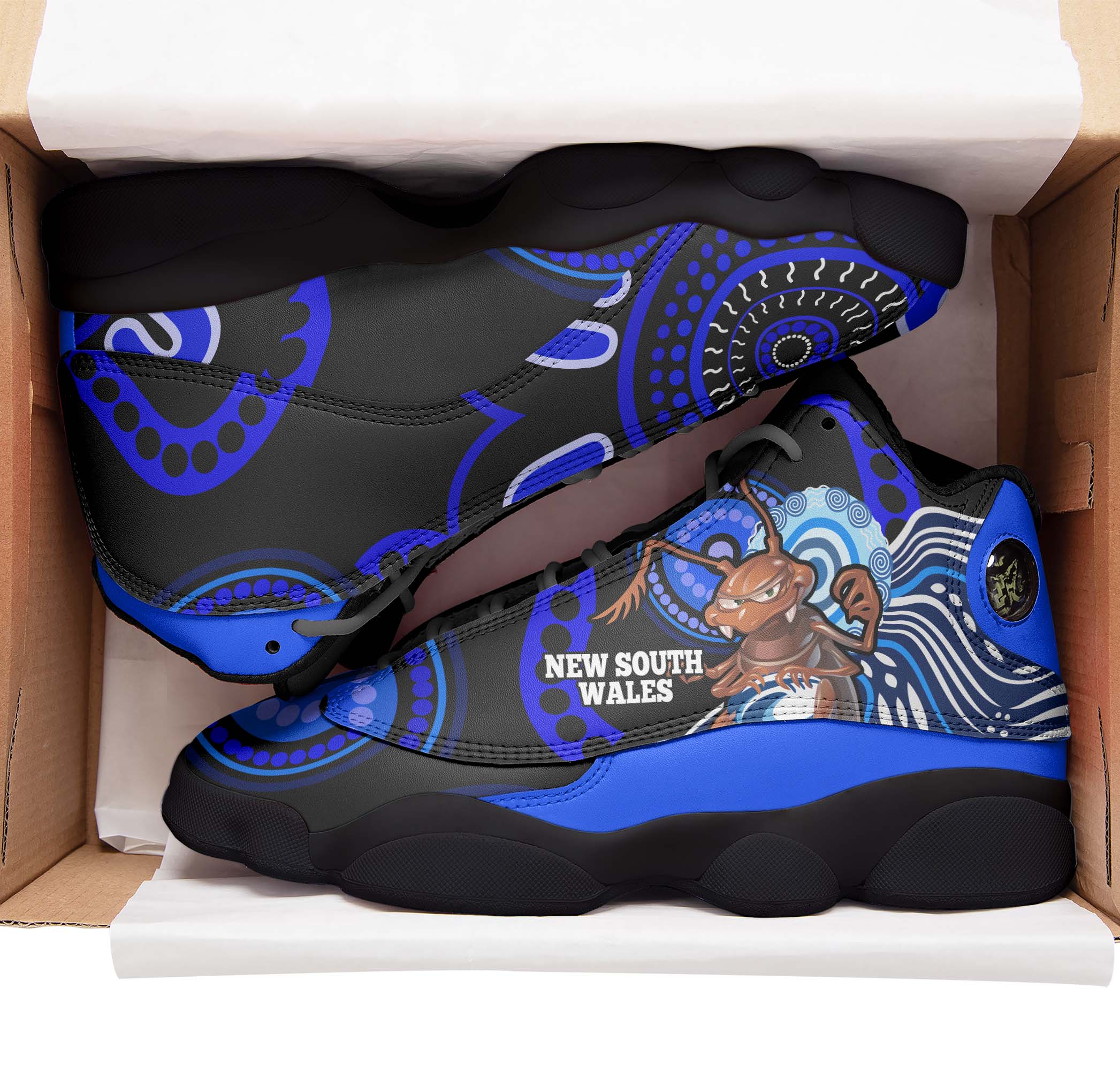 new-south-wales-rugby-high-top-basketball-shoes-j13-new-south-wales-blues-cockroaches-rugby-ball-state-of-origin