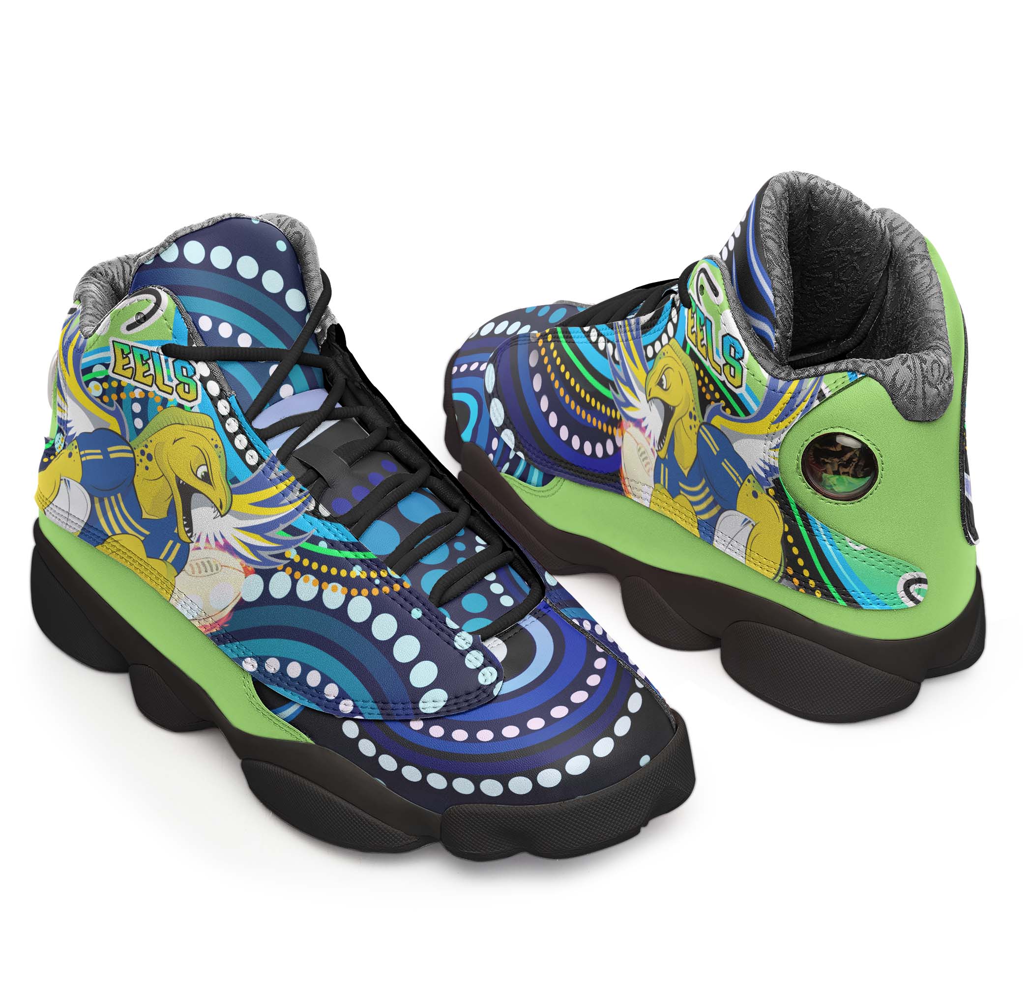 eels-rugby-high-top-basketball-shoes-j13-eels-rugby-with-aboriginal-pattern-indigenous-sneakers-j13