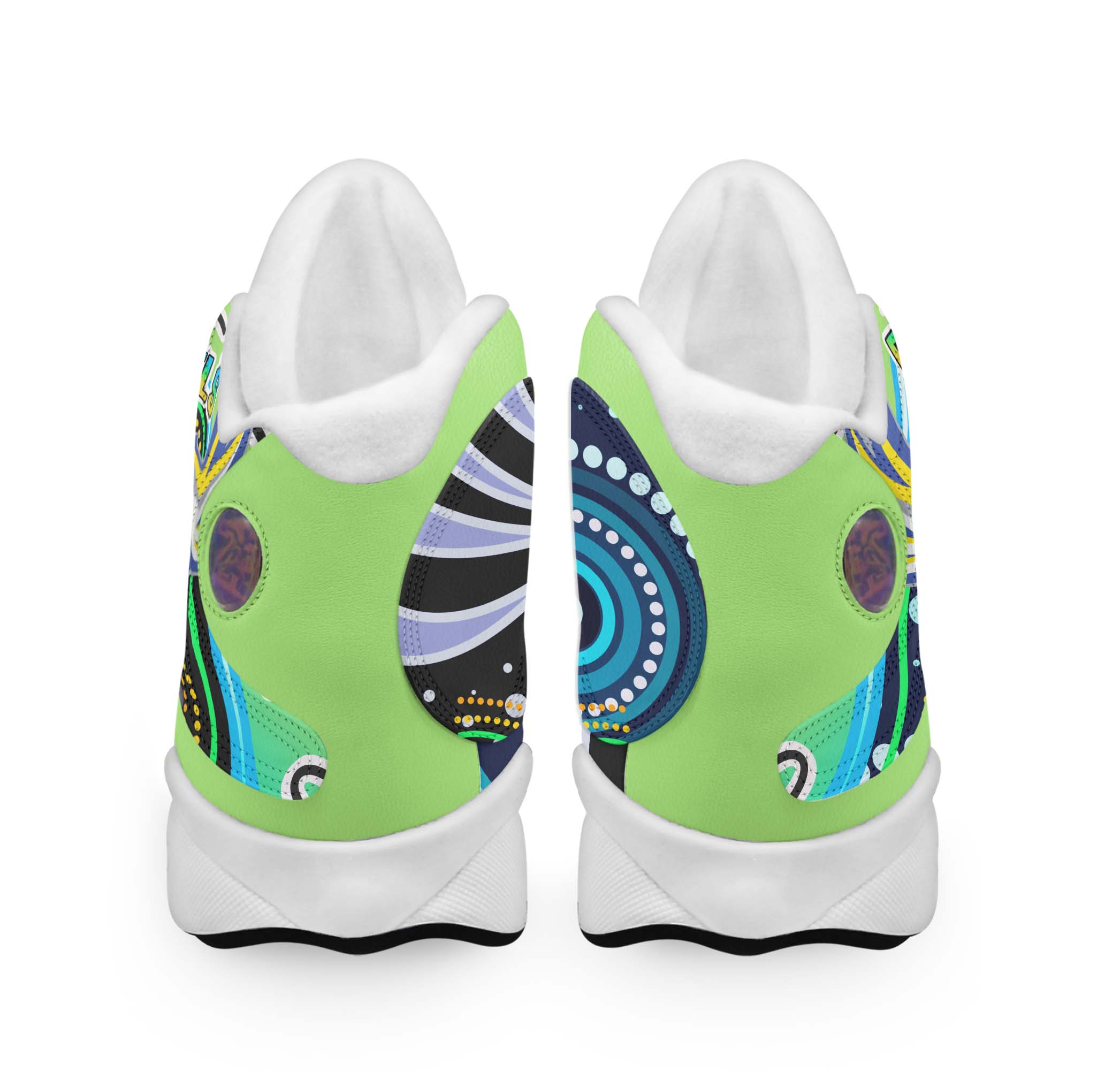 eels-rugby-high-top-basketball-shoes-j13-eels-rugby-with-aboriginal-pattern-indigenous-sneakers-j13