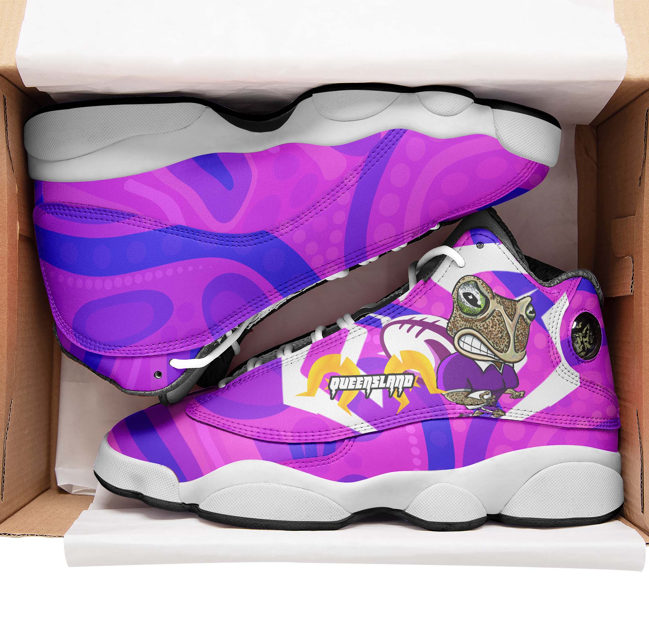 queensland-rugby-league-high-top-basketball-shoes-j13-queensland-naidoc-week-and-aboriginal-flag-state-of-origin-sneakers