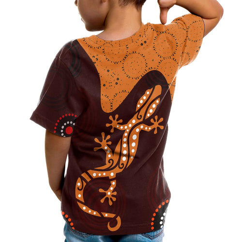 aboriginal-t-shirt-kids-lizard-in-aboriginal-dreaming