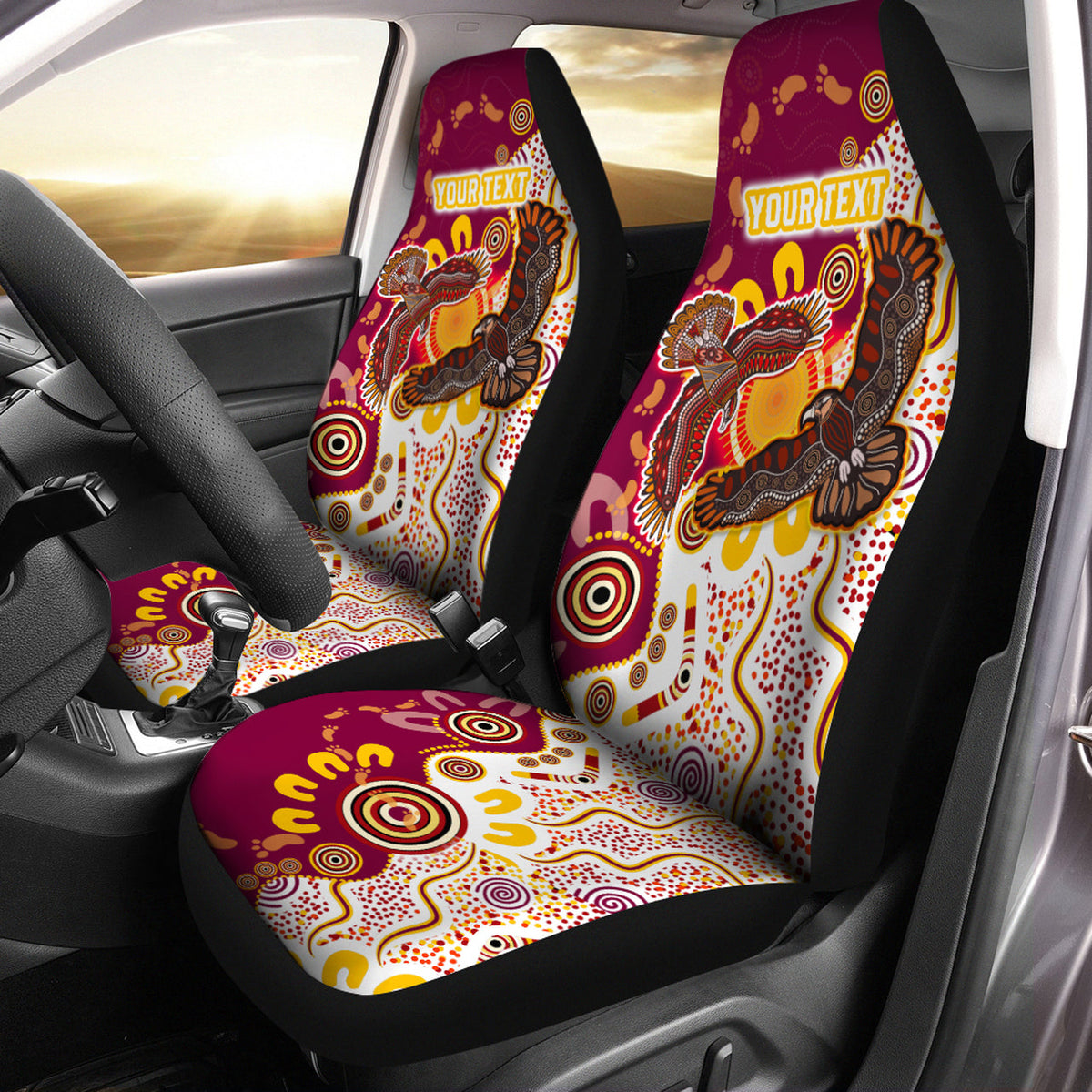 sea-eagles-aboriginal-rugby-car-seat-cover-double-sea-eagles-with-tribal-sun-and-footprints