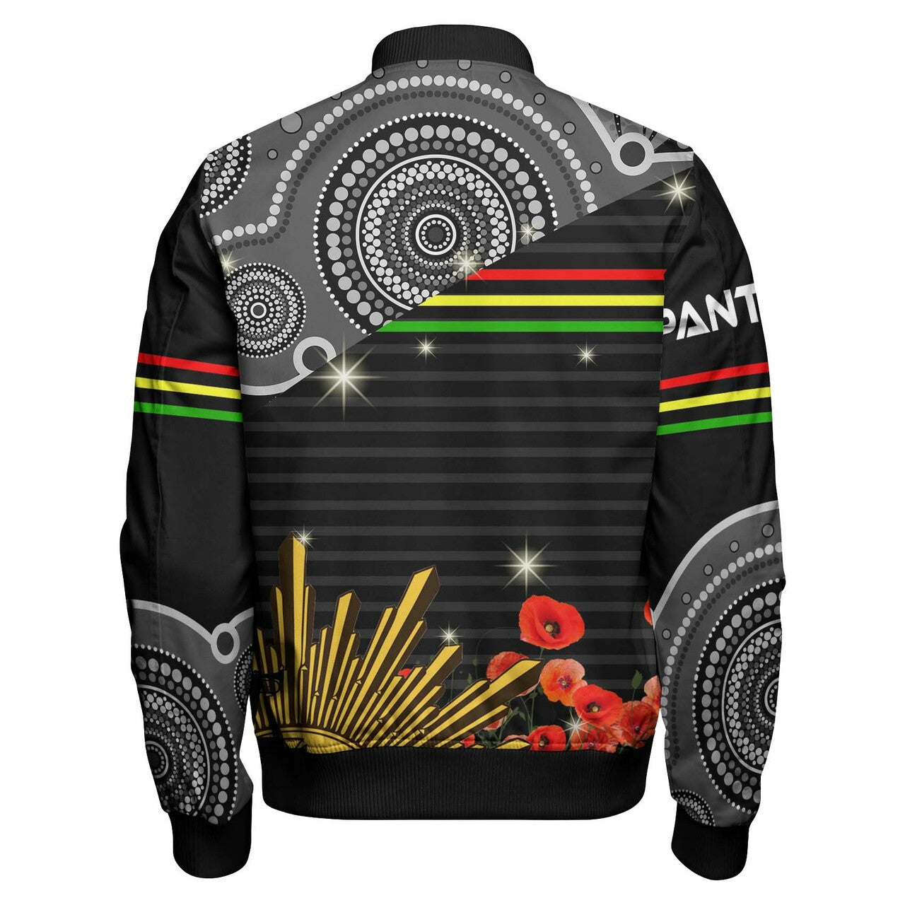 panthers-rugby-anzac-aboriginal-bomber-jacket-custom-penrith-panthers-with-poppy-flower-art-bomber-jacket