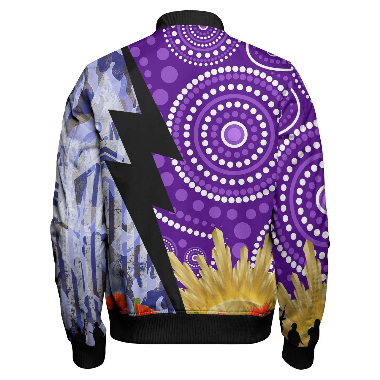 storm-rugby-anzac-aboriginal-bomber-jacket-custom-melbourne-storm-with-remembrance-day-poppy-flower-bomber-jacket