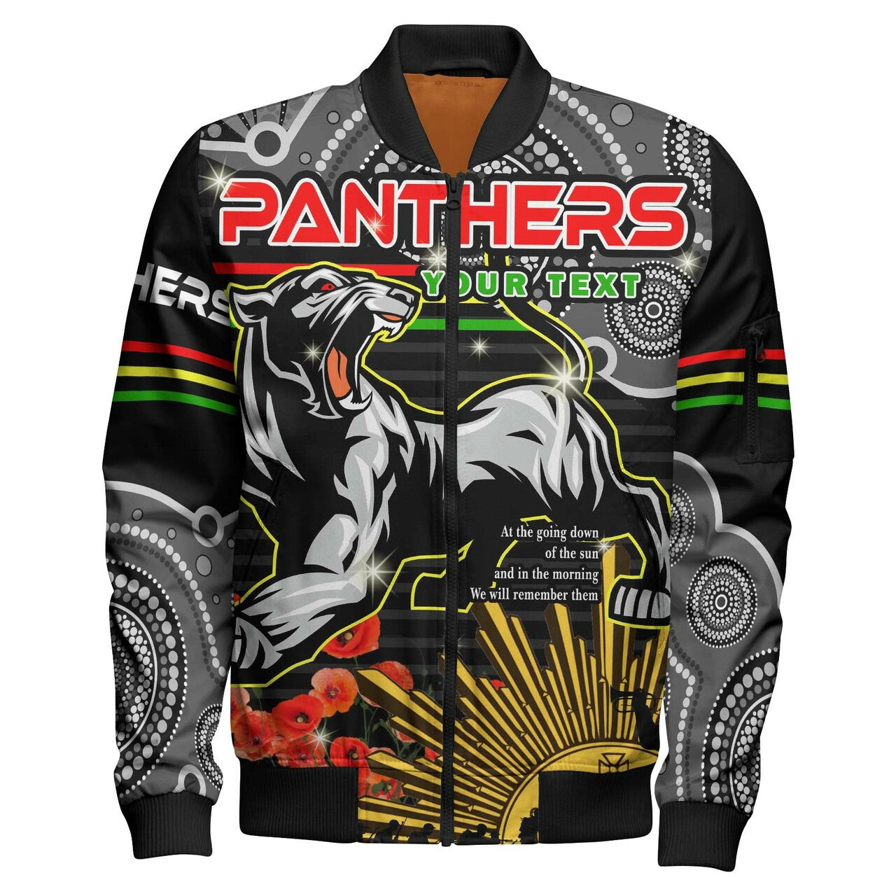 panthers-rugby-anzac-aboriginal-bomber-jacket-custom-penrith-panthers-with-poppy-flower-art-bomber-jacket
