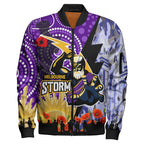 storm-rugby-anzac-aboriginal-bomber-jacket-custom-melbourne-storm-with-remembrance-day-poppy-flower-bomber-jacket
