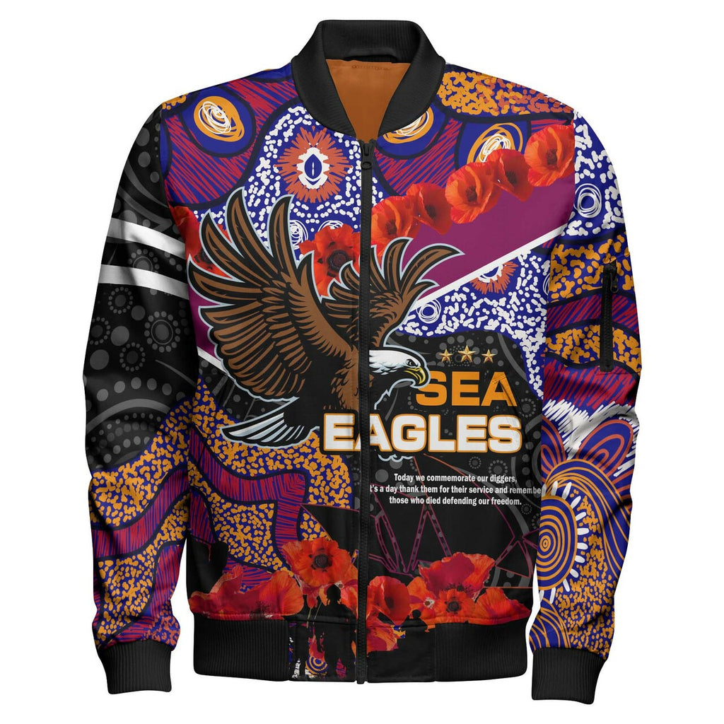 sea-eagles-rugby-anzac-aboriginal-bomber-jacket-manly-warringah-sea-eagles-with-anzac-day-poppy-flower-bomber-jacket