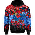 roosters-rugby-hoodie-custom-anzac-rooster-with-aboriginal-patterns-poppy-hoodie