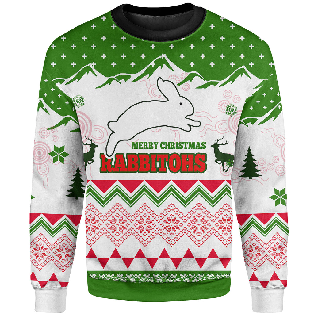rabbitohs-rugby-christmas-sweatshirt-custom-merry-christmas-rabbitohs-aboriginal-culture-sweatshirt