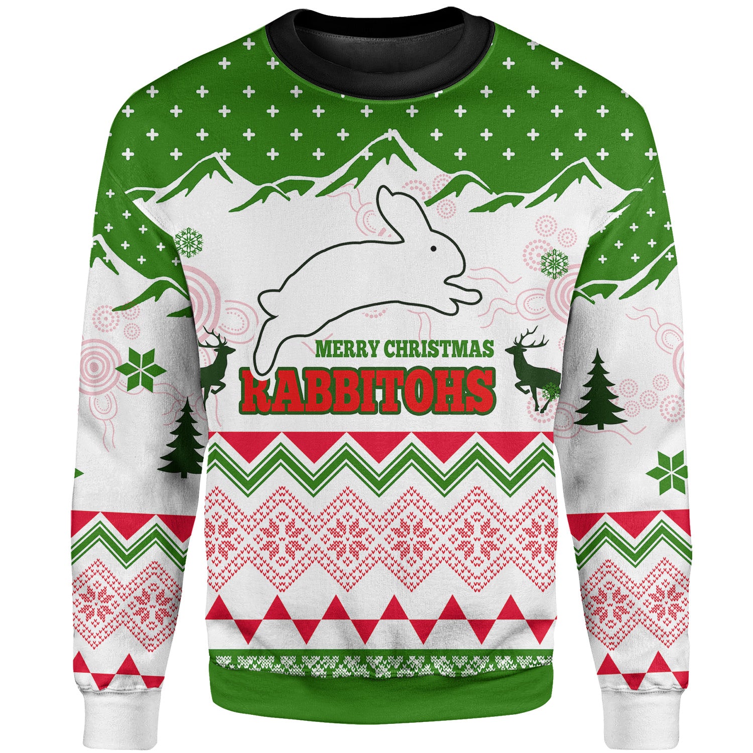 rabbitohs-rugby-christmas-sweatshirt-custom-merry-christmas-rabbitohs-aboriginal-culture-sweatshirt