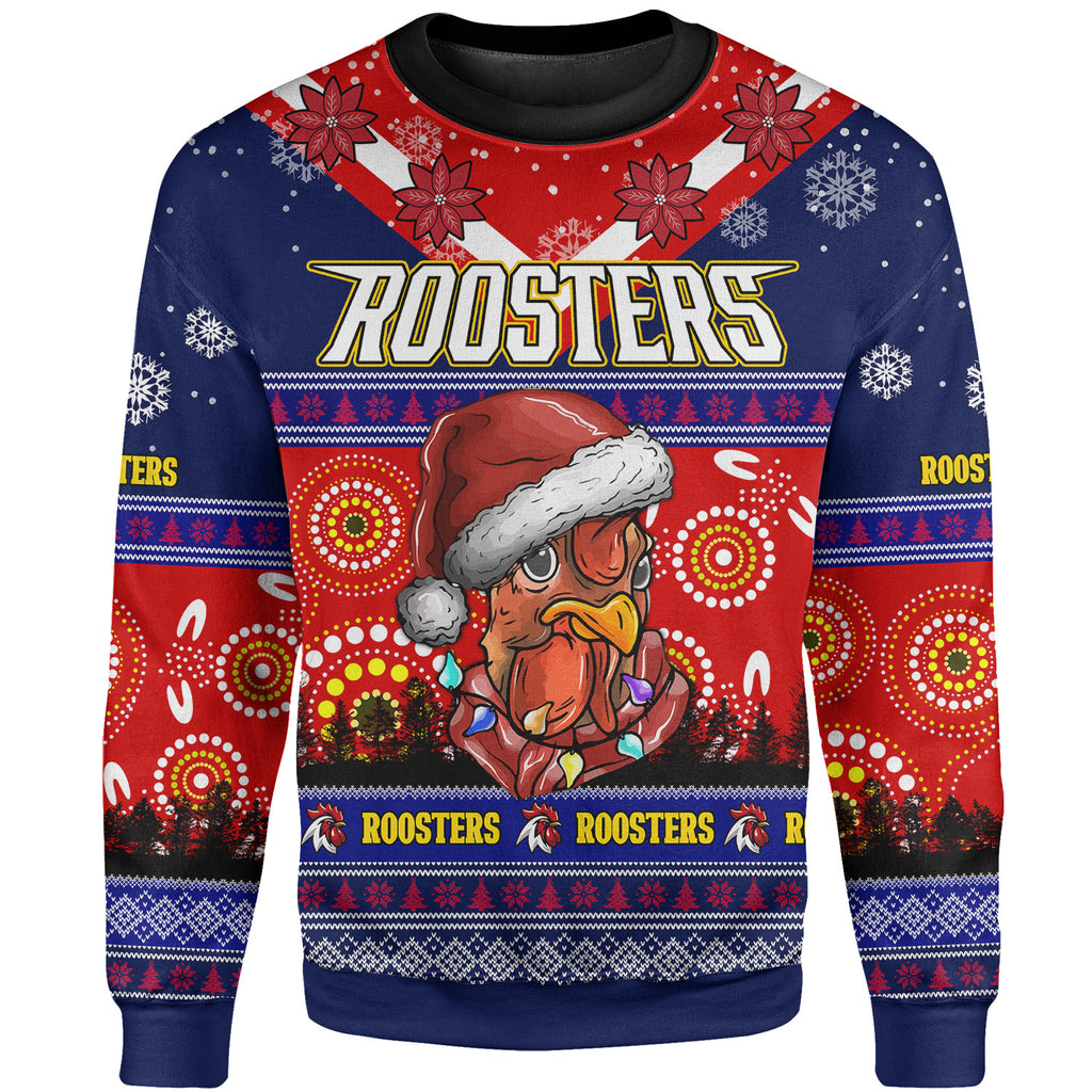 roosters-rugby-christmas-sweatshirt-custom-roosters-ugly-christmas-and-aboriginal-patterns-sweatshirt