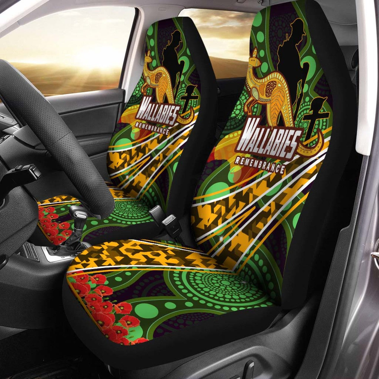 wallabies-rugby-car-seat-cover-anzac-day-aboriginal-wallabies-kangaroo-car-seat-cover