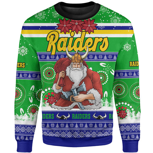 raiders-rugby-christmas-sweatshirt-custom-raiders-ugly-christmas-and-aboriginal-patterns-sweatshirt