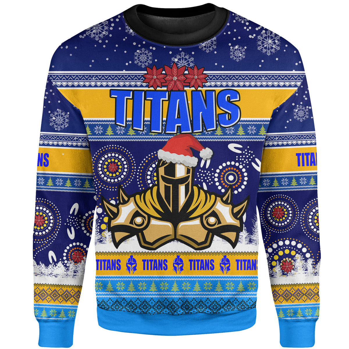 titans-rugby-christmas-sweatshirt-custom-titans-ugly-christmas-and-aboriginal-patterns-sweatshirt