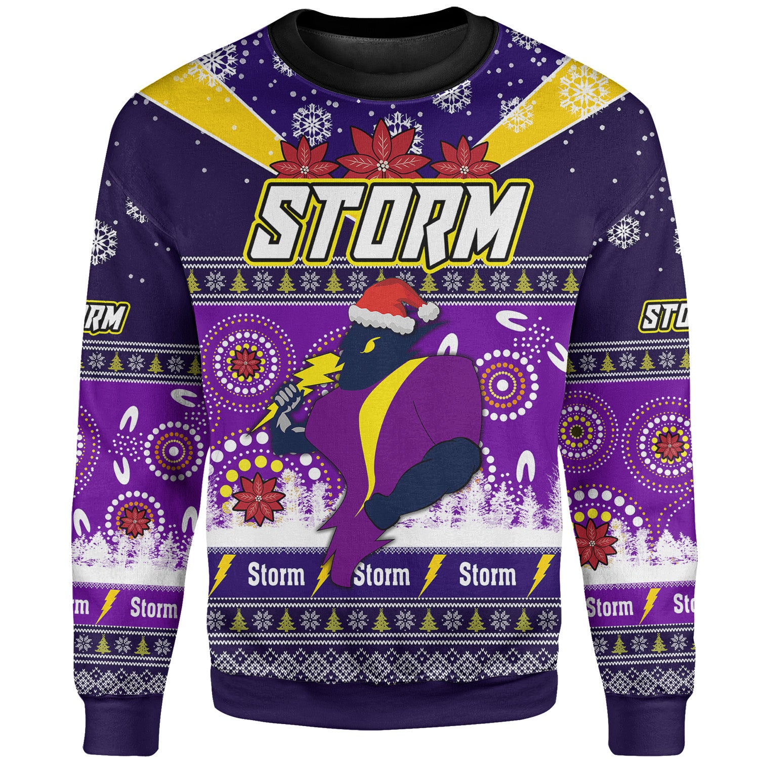 storm-rugby-christmas-sweatshirt-custom-storm-ugly-christmas-and-aboriginal-patterns-sweatshirt
