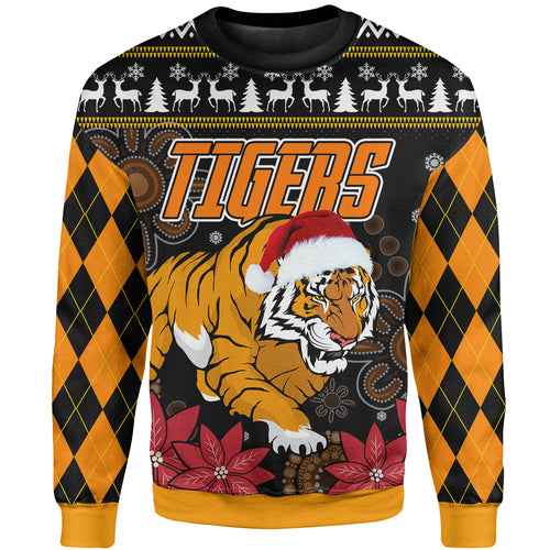 tigers-rugby-christmas-sweatshirt-custom-tigers-merry-christmas-aboriginal-sweatshirt
